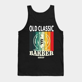 Old Classic Shave And Hair Cut Barber Shop 81 Tank Top